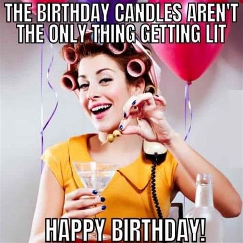 woman birthday meme